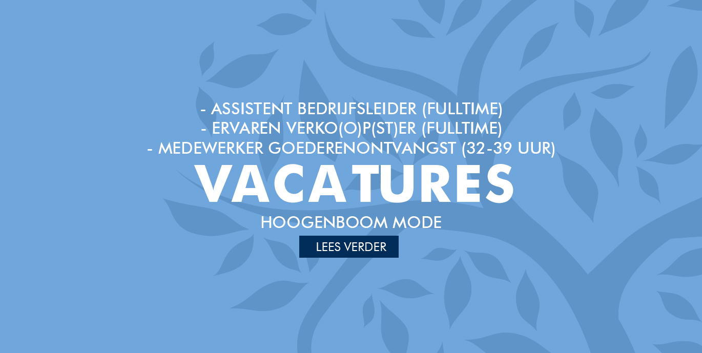 Hoogenboom Mode vacature webshop