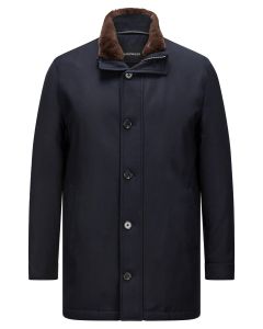 Eduard Dressler Wollen Jas – Blauw