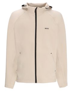 BOSS Green hoodie met ritssluiting