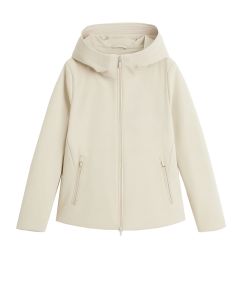 Woolrich Firth Tech Softshell Down Parka – Crème