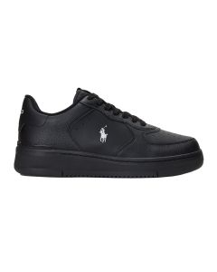 POLO Ralph Lauren Court Leather Sneaker – Zwart