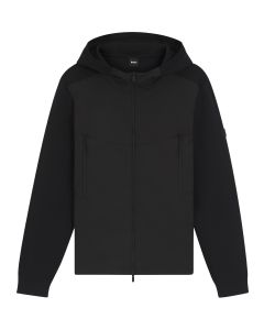 BOSS Full-Zip Softshell Hoodie – Zwart