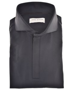 John Miller Polo Zip Slim Fit – Zwart
