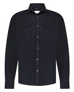 Seven Dials Kent Overshirt – Blauw