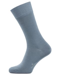 Carlo Lanza grijs blauwe sokken
