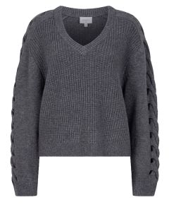 Dante 6 Palomo Braided Sweater – Grijs