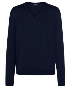 Maerz V Hals Trui – Blauw