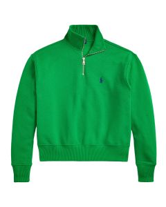 POLO Ralph Lauren fleece trui met kwartrits