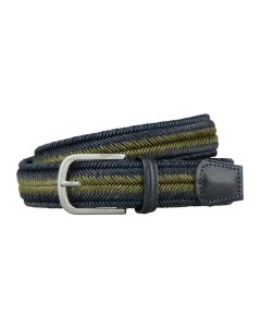 Athison Leather Fishbone Stretch Riem Re-Circle