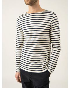 Saint James Longsleeve Shirt – Ecru Marine