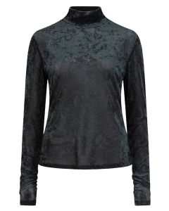 Dante 6 Olya Velvet Mesh Top – Groen