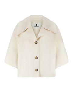 Alter Ego Wollen Cape Coat Lodé – Beige