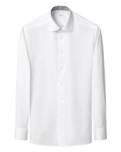 Eton Medallion Effect Signature Twill Shirt – Wit