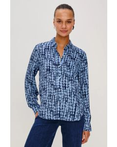 Rails Josephine Blouse – Indigo Shibori