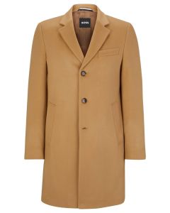 BOSS H‑Hyde Slim Fit Coat – Beige