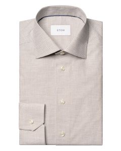 Eton – Slim Fit Business Shirt Beige