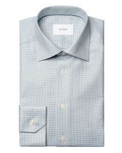 Eton Semi-Solid Twill Shirt Slim Fit – Groen