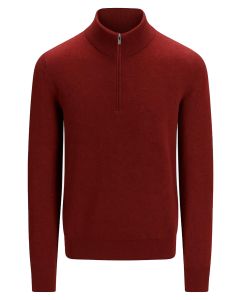 Gran Sasso Half Zip Sweater – Rood