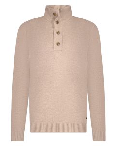 Seven Dials Seeley Trui Polo Kraag – Bruin