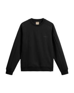 Woolrich sweater met ronde hals van katoenmix