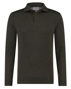 Seven Dials Trui Knoopkraag Cooper – Groen