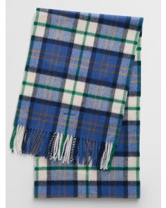 GANT wollen sjaal met ruit en visgraatmotief