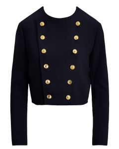 POLO Ralph Lauren cropped wollen crêpe blazer