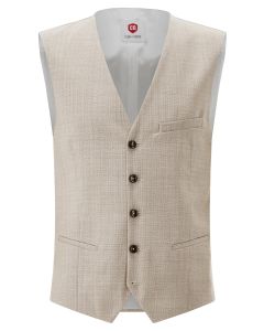 Club of Gents – Gilet Beige Mix & Match