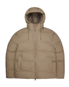 Rains Alta Puffer Jack – Beige