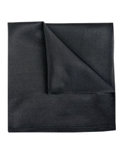 Profuomo zwarte zijden pochet