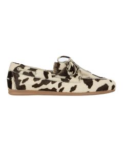 Posa Boat Loafer – Cow Print