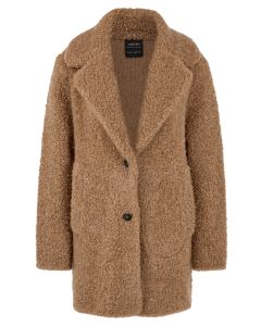 Marc Cain Boucle Wool Coat – Bruin