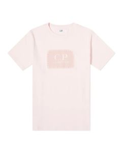 C.P Company Label print shirt roze