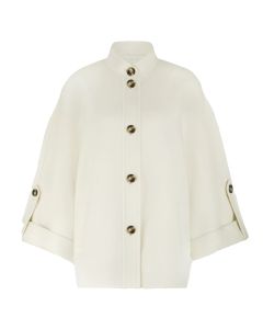 Alter Ego Wollen Cape Jas Vajen – Beige