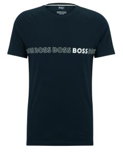 BOSS slim fit t-shirt blauw