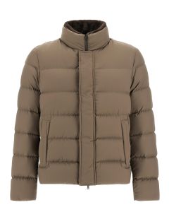 Herno Bomber Jack met Faux Fur – Beige