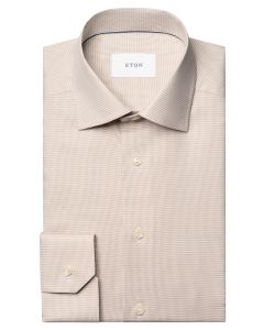 Eton – Slim Fit Business Shirt Beige