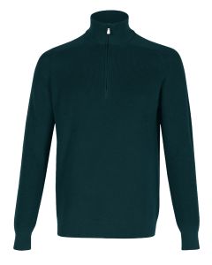 Filippo de Laurentiis – Zip Neck Trui Groen