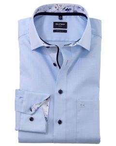 OLYMP Luxor modern fit overhemd blauw