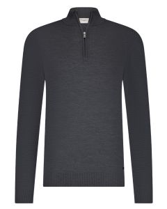 Seven Dials Saul Halfzip Trui – Grijs