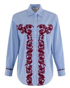 Stella Forest Blouse Lange Mouw – Blauw