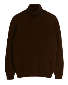 Scaglione Turtle Neck Cashmere‑Blend – Bruin