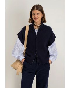 Stella Forest Mouwloze Velyka Trui – Blauw
