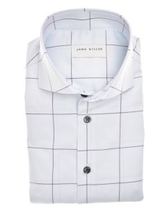 John Miller Business Shirt Blauw