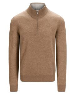 Gran Sasso Half Zip Sweater – Bruin