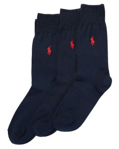 POLO Ralph Lauren 3-pack Sokken Marine