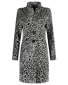 ML Collections Wollen Blazer met Luipaardprint 