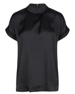 Dante 6 Opium Satin Top – Zwart