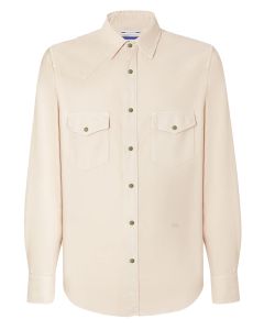 Jacob Cohën Western Overshirt – Amandel