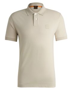 BOSS Orange Slim-fit polo van stretchkatoen